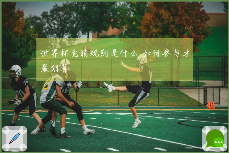 世界杯竞猜规则是什么 如何参与才最划算